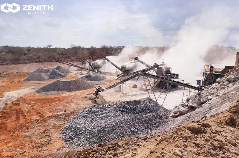 مصنع تكسير الركام للحجر الجيري