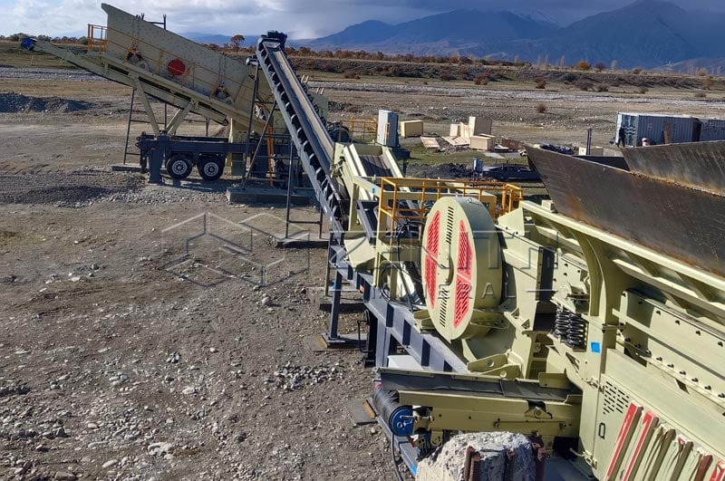 مصنع تكسير الحصى لتجهيز الحصى النهري