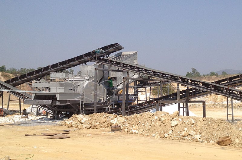 كسارة متنقلة للبيع لمعالجة الصخور