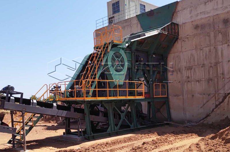 كسارة فكية صغيرة لتكسير البازلت