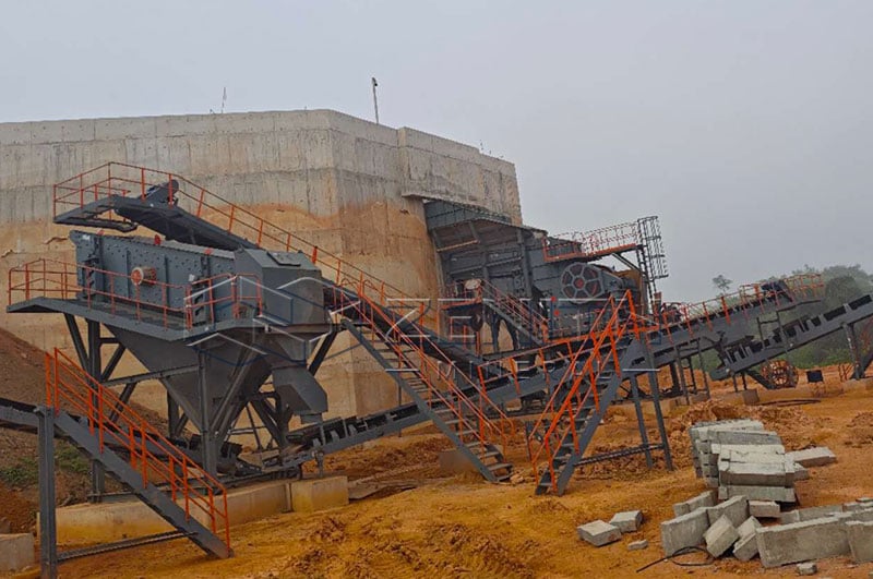 كسارة صخور صغيرة لتكسير الجرانيت