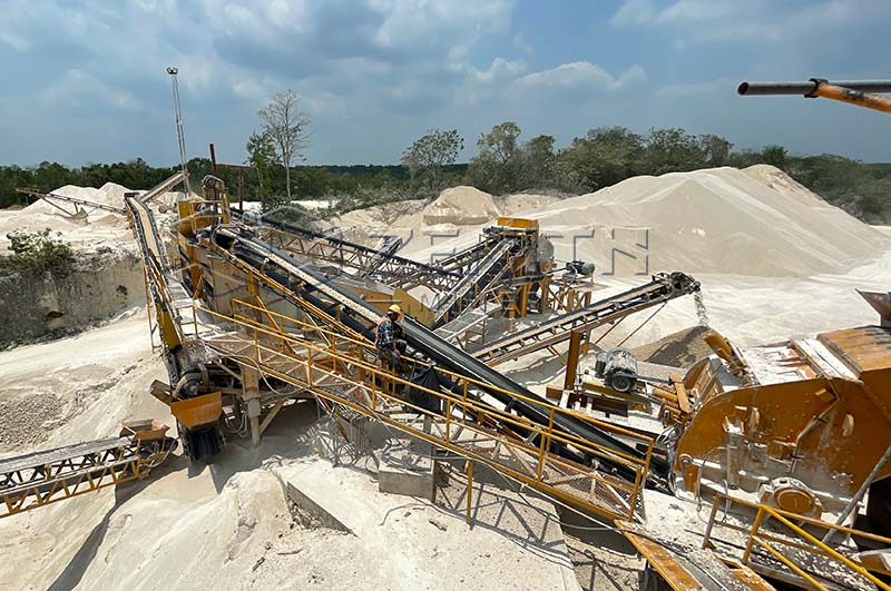 مصنع تكسير الحجارة لإنتاج الحصى والرمل