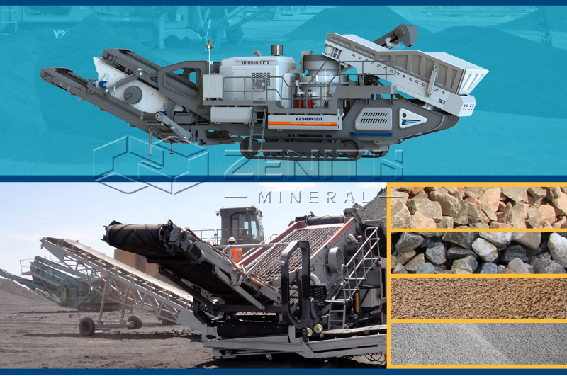 كسارة ركام متنقلة مجنزرة في تركيا