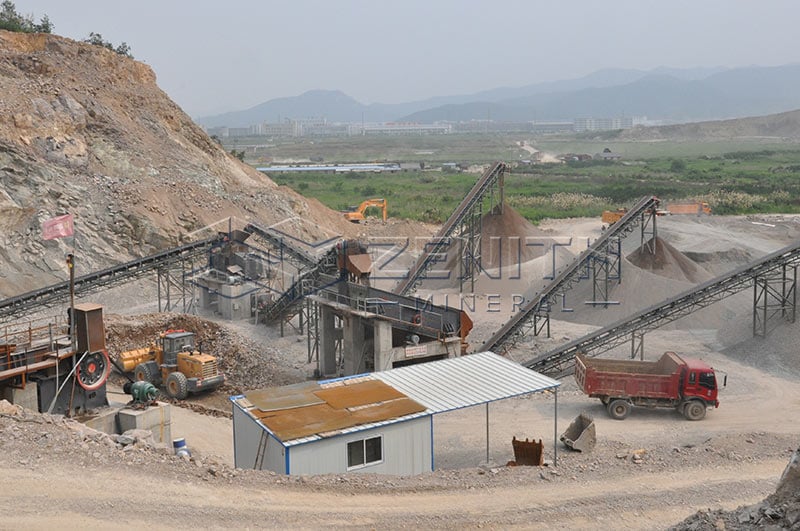 أنواع الكسارات في مصنع تكسير الركام